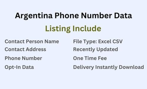 阿根廷 手机号码列表