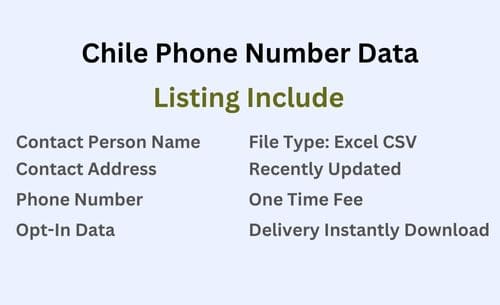 智利 手机号码列表