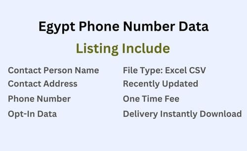 埃及 手机号码列表