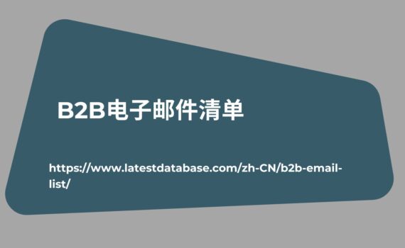 B2B电子邮件清单