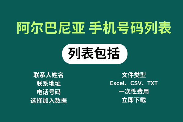 阿尔巴尼亚 手机号码列表