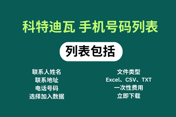 科特迪瓦 手机号码列表