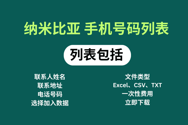 纳米比亚 手机号码列表